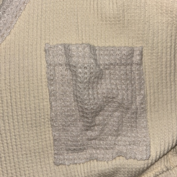 NEW POL waffle knit boho top oversized - Picture 6 of 12